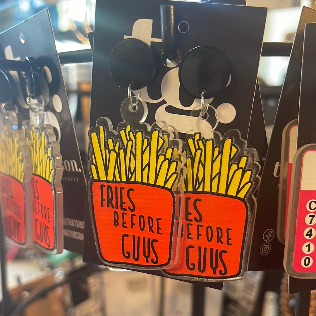 Fries Before Guys Earrings