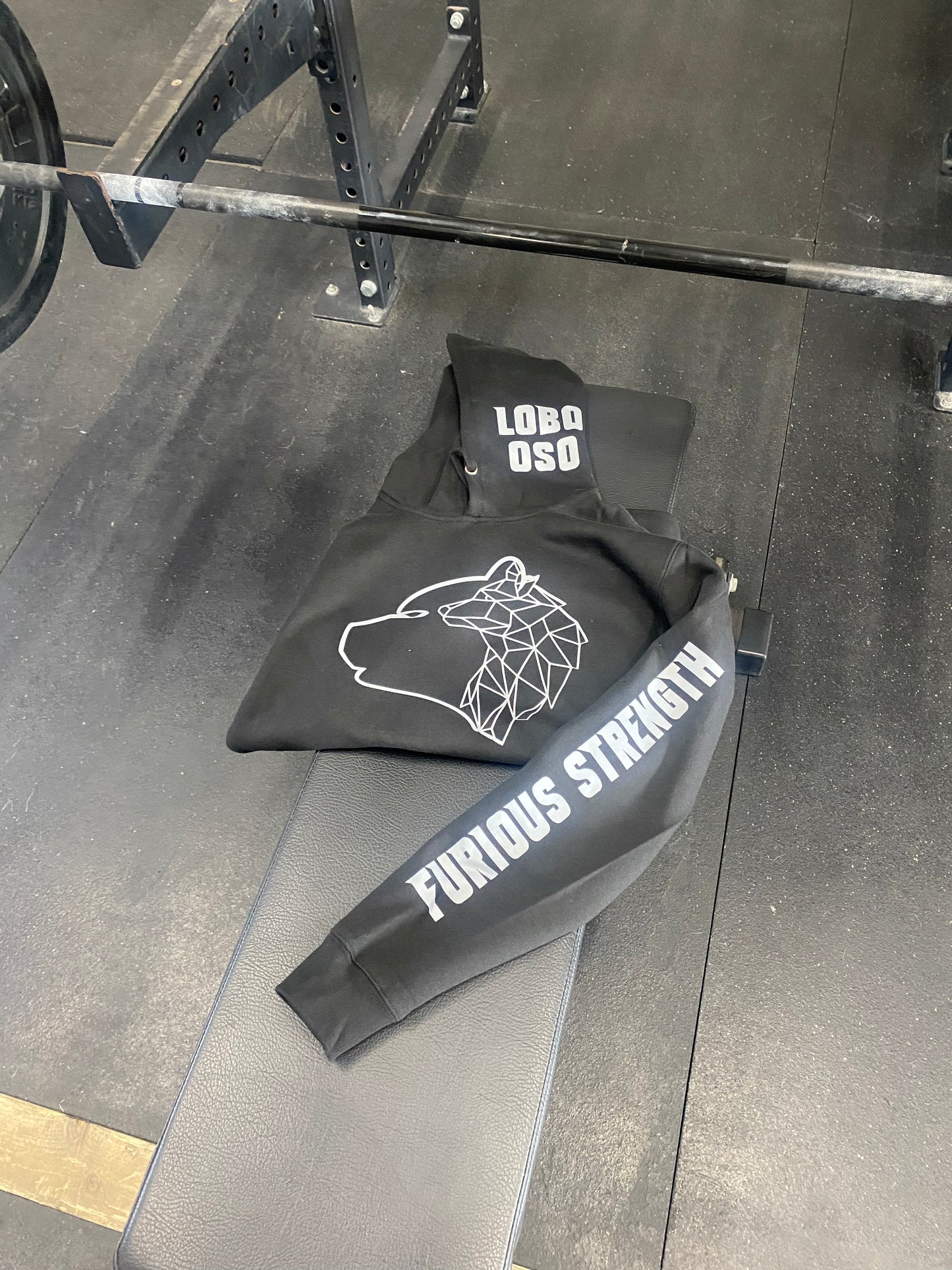 Lobo Oso FS Hoodie Black & Grey
