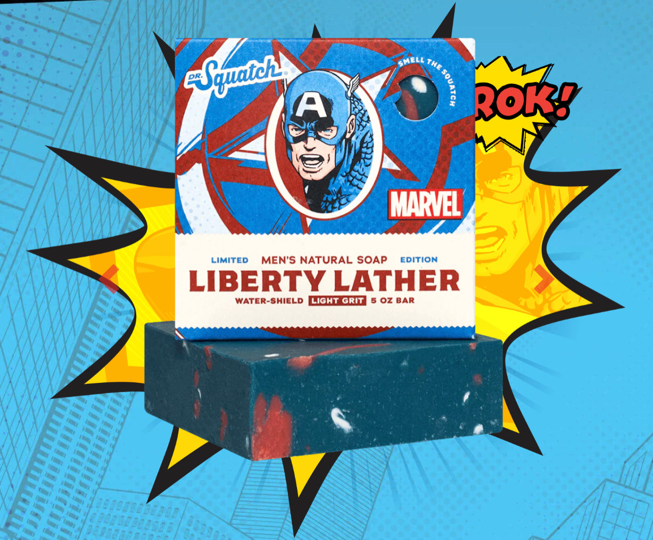 Dr. Squatch Marvel Avengers Set