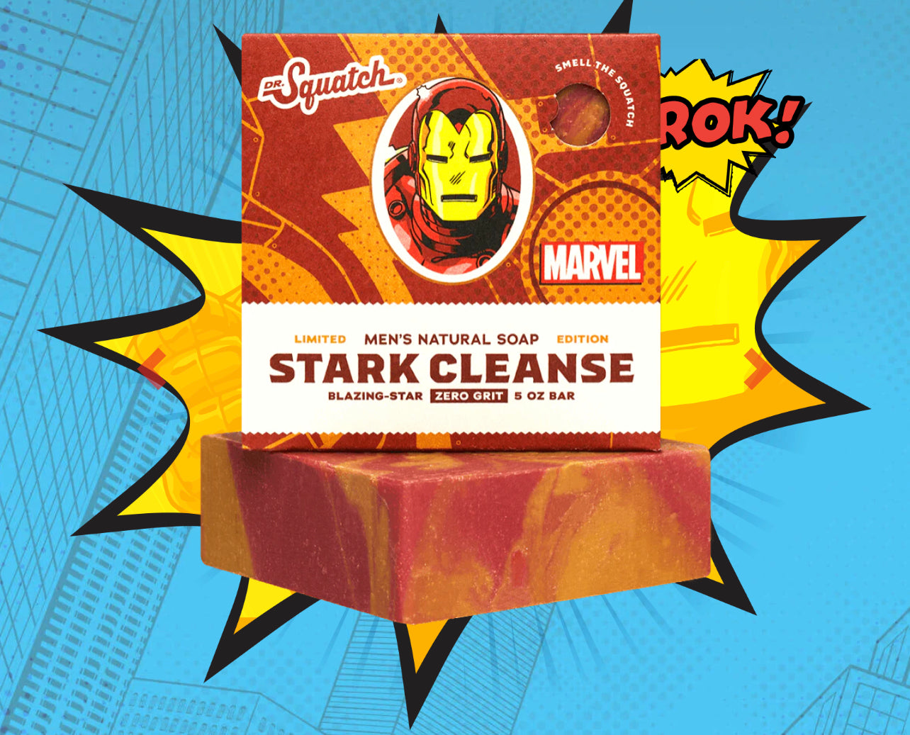 Dr. Squatch Marvel Avengers Set