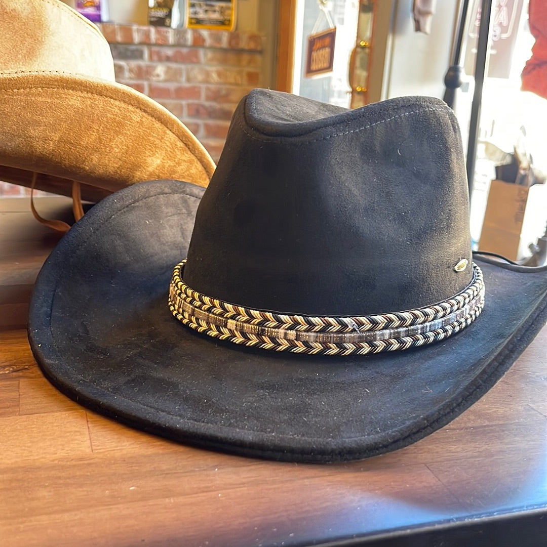 C.c Suede Braid Trim Hat