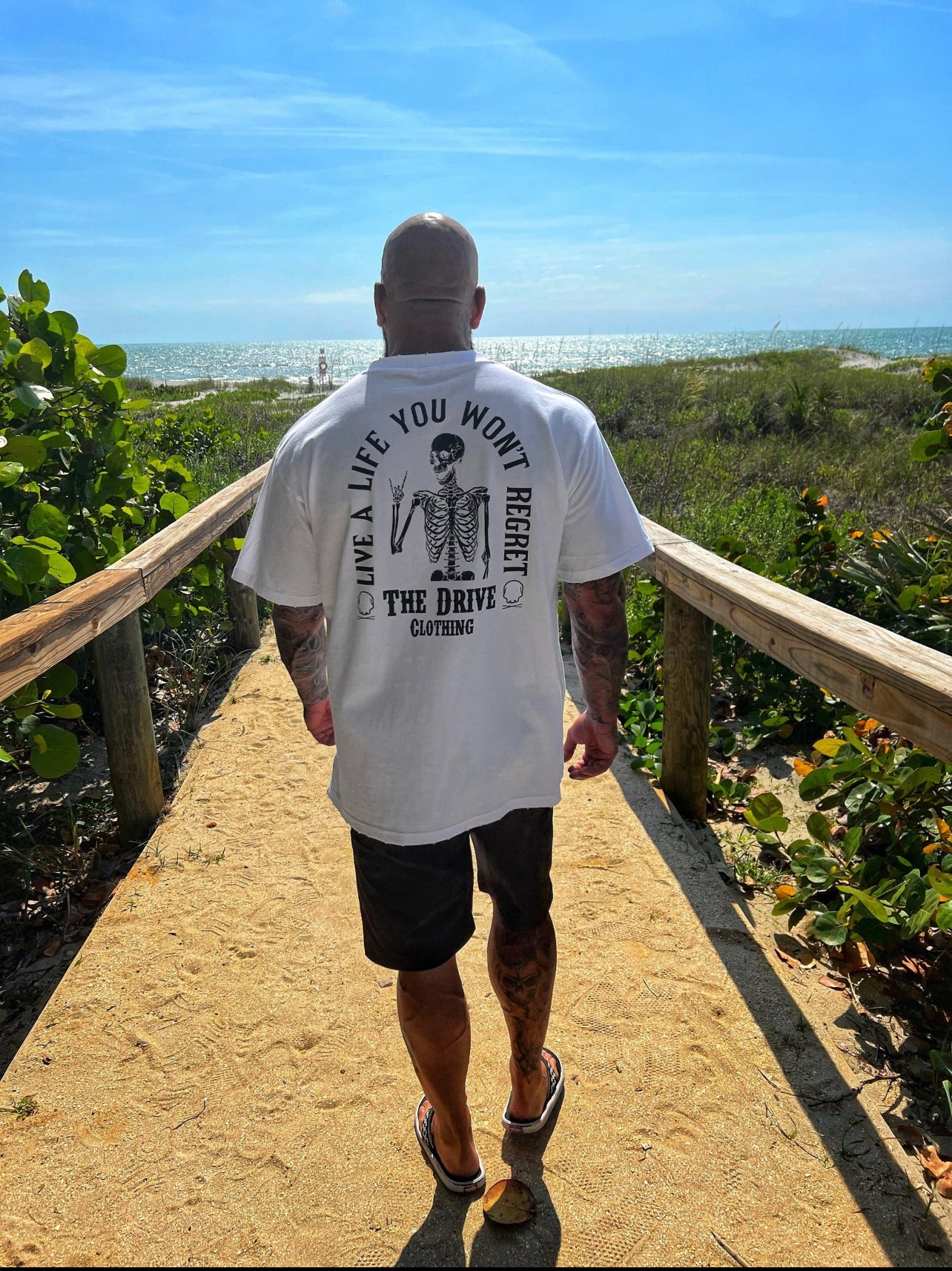 Drive TDC Regret Oversized White Tee