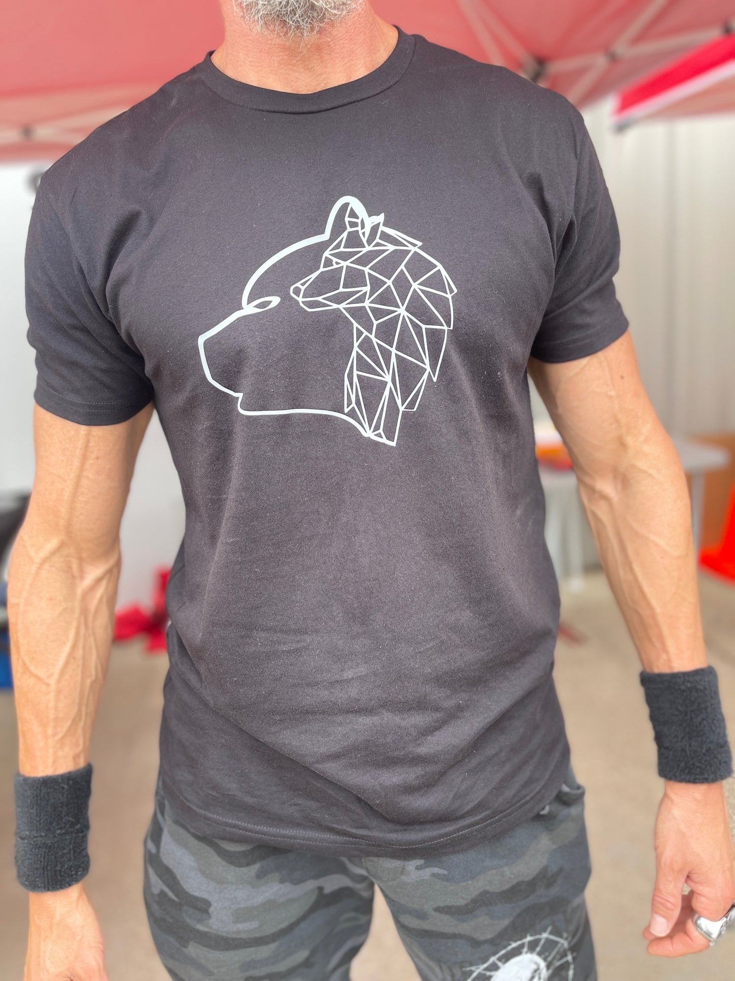 Lobo Oso FS Spine Tee Black