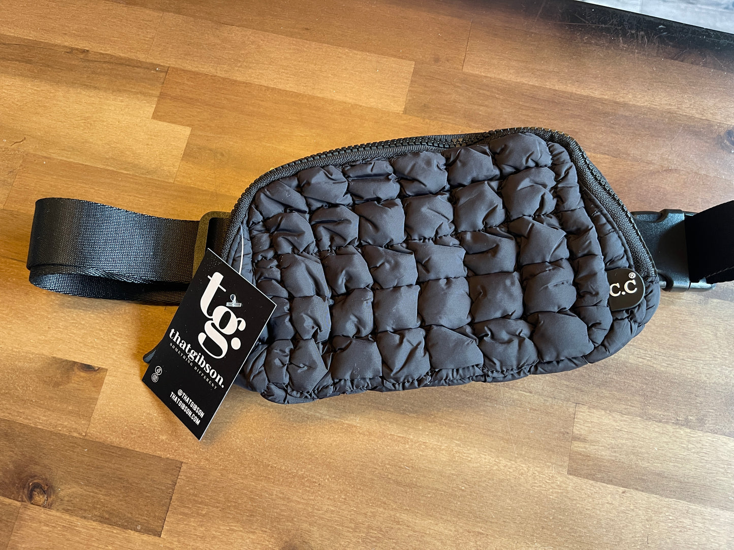 C.c Quilted Sling Belt Bag