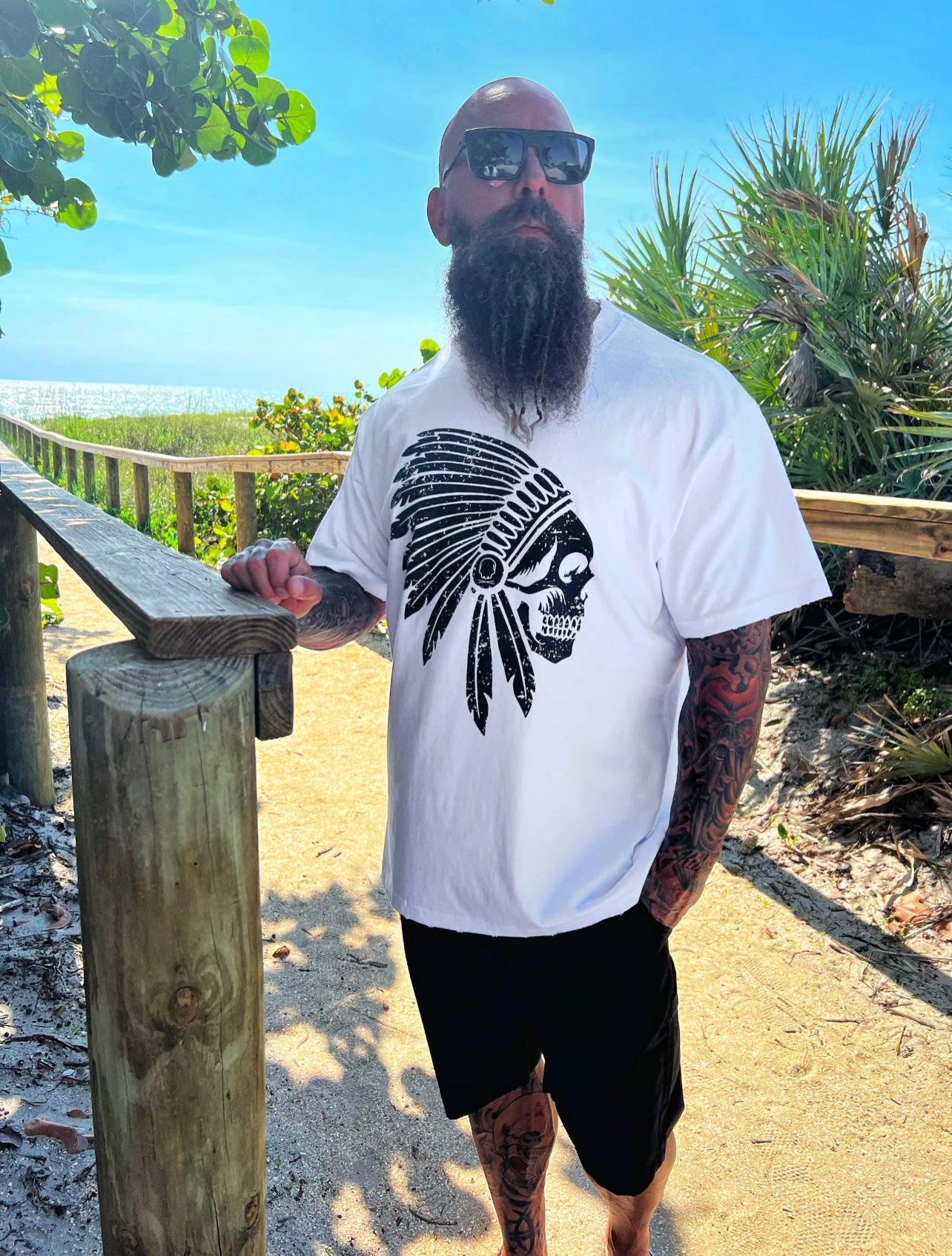 Drive TDC Apache Oversized White Tee