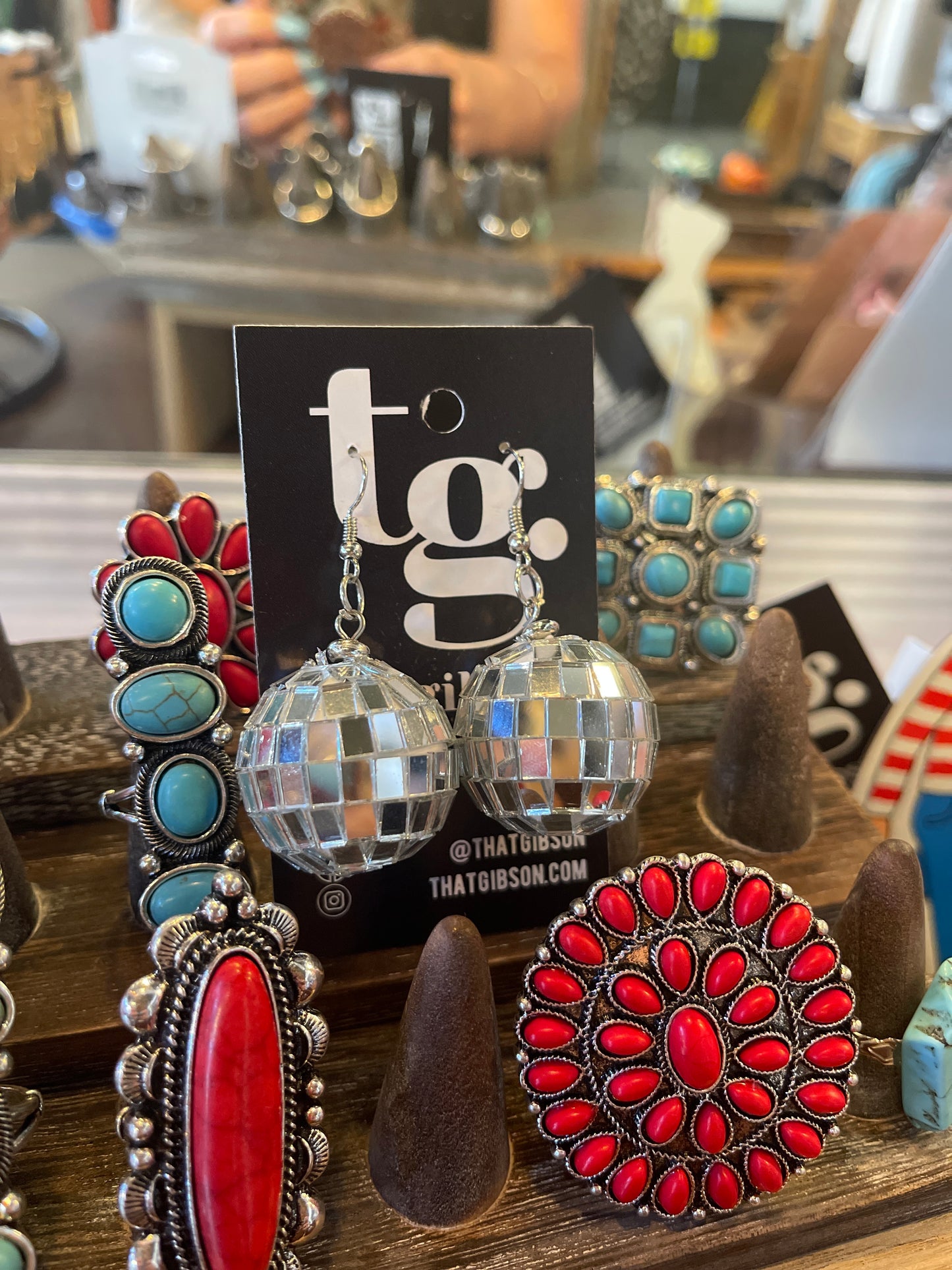 Disco Ball Earrings