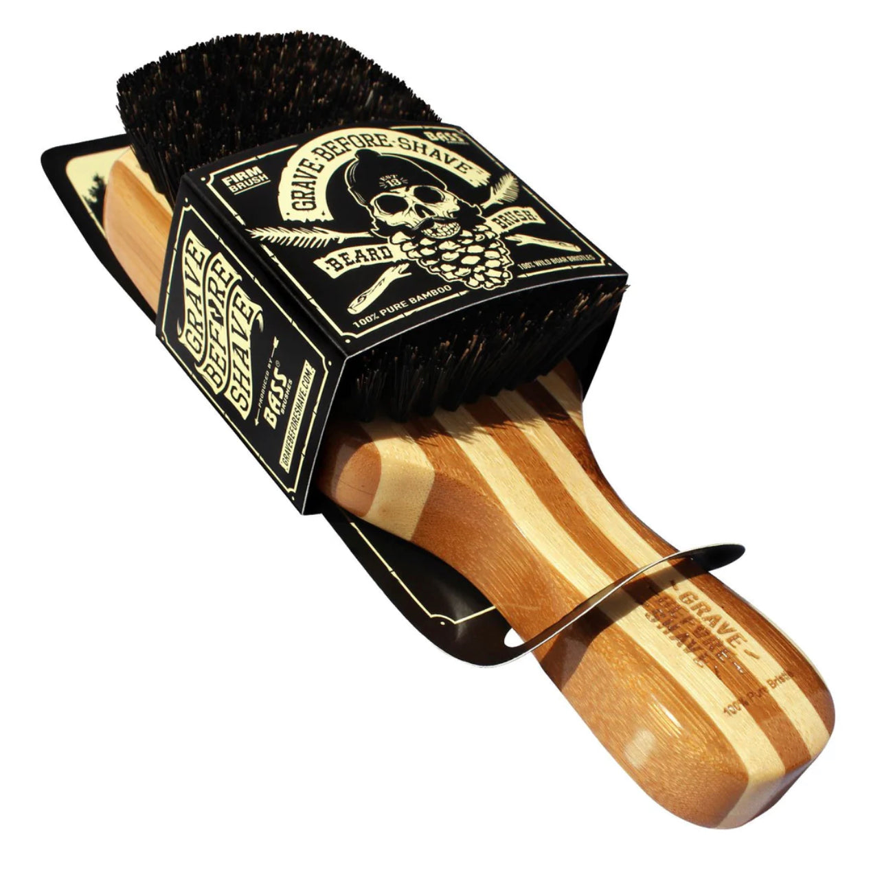 Official GRAVE BEFORE SHAVE™ Beard Brush