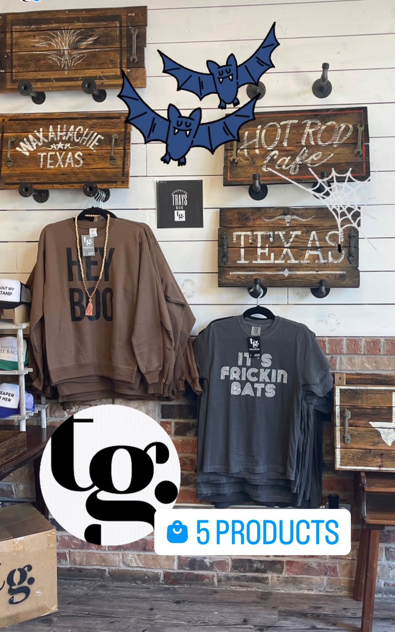 Hey Boo Sweatshirt Brown