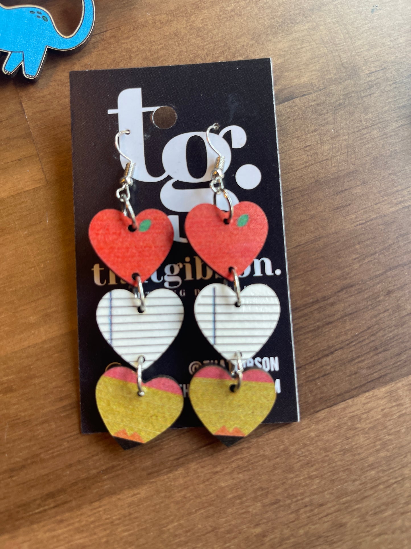 Teacher Hearts Earrings