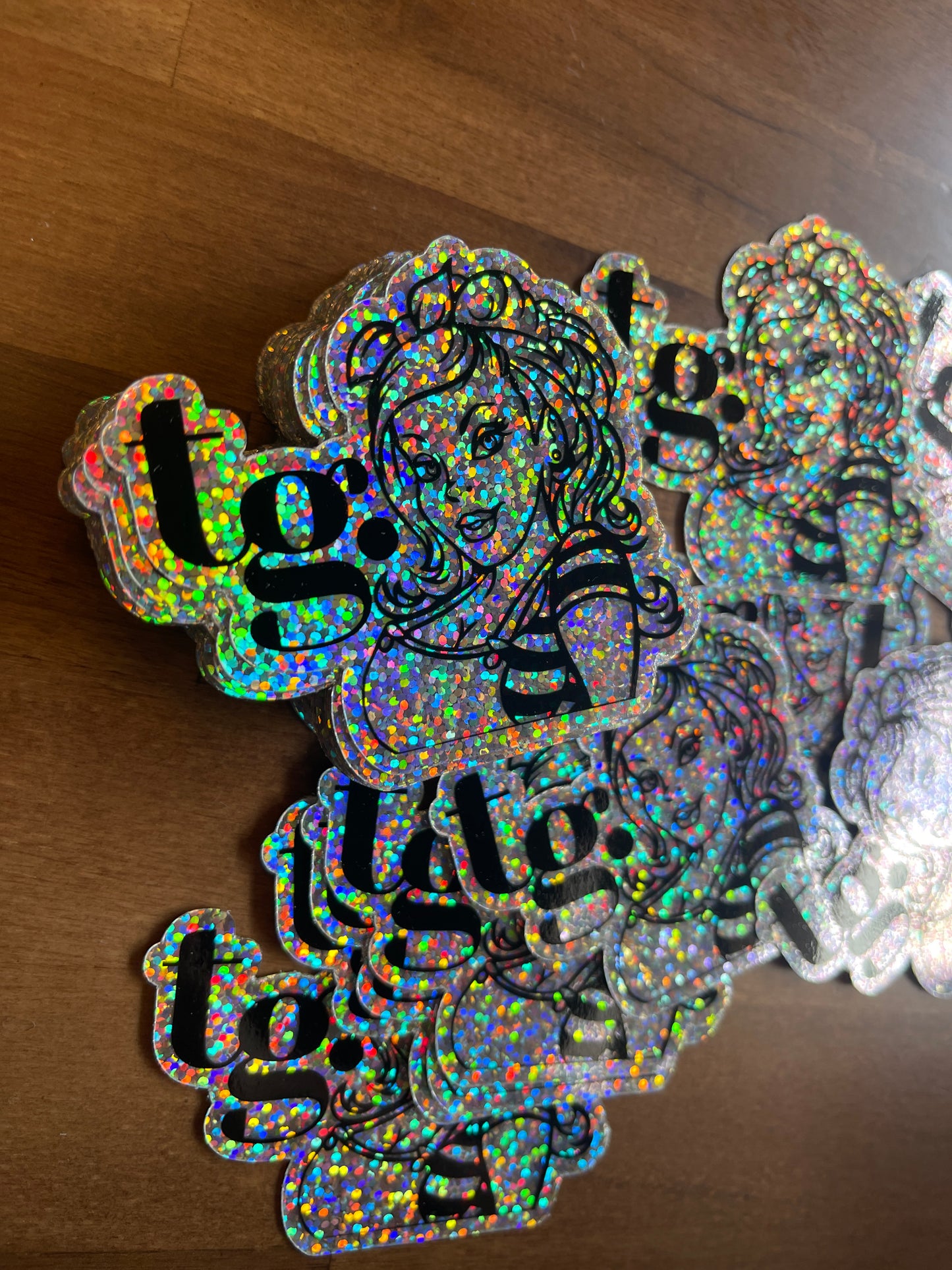 TG + Logo Girl Sticker