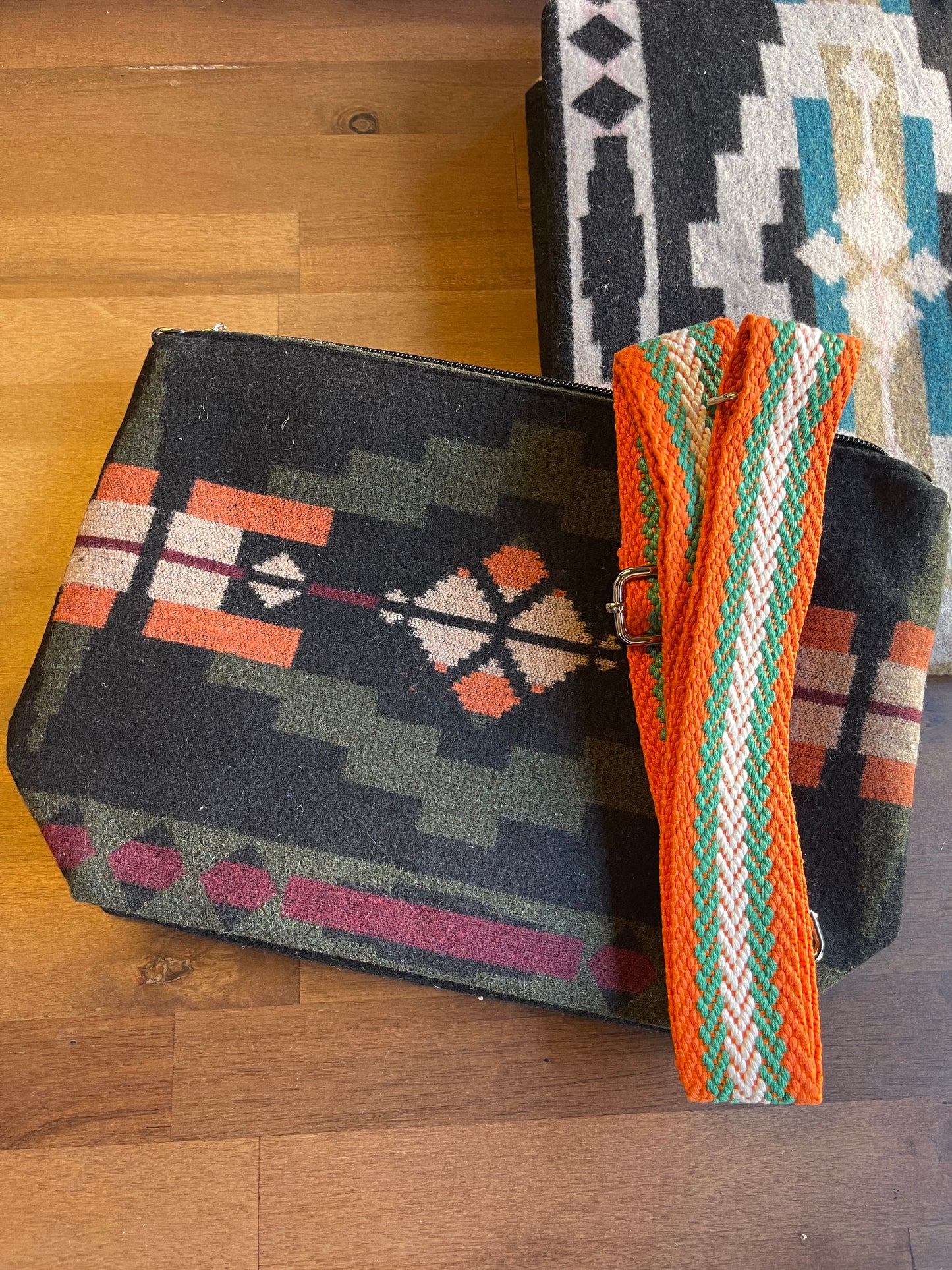 Aztec Bag with Braided Strap