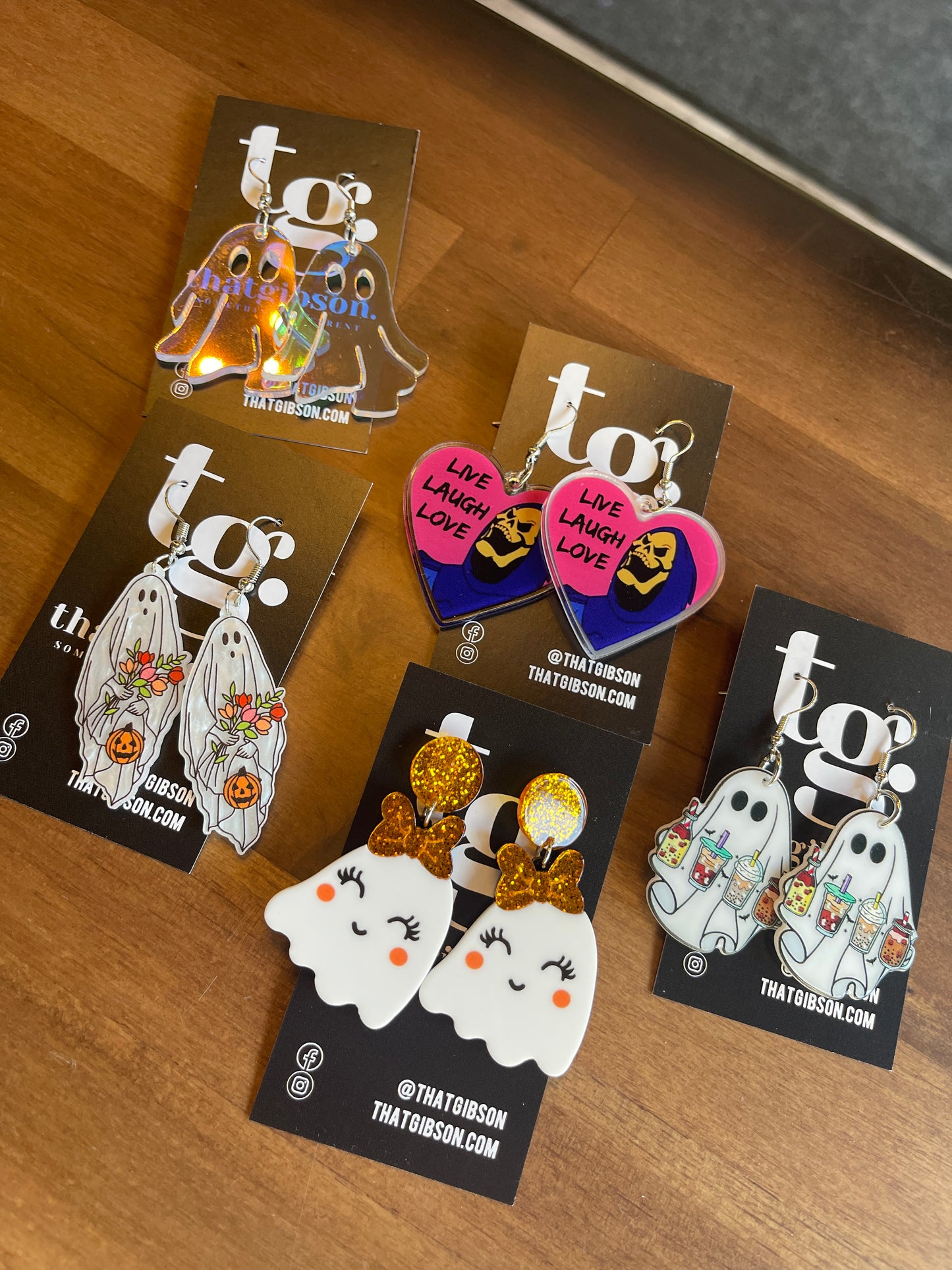 Halloween Acrylic Earrings