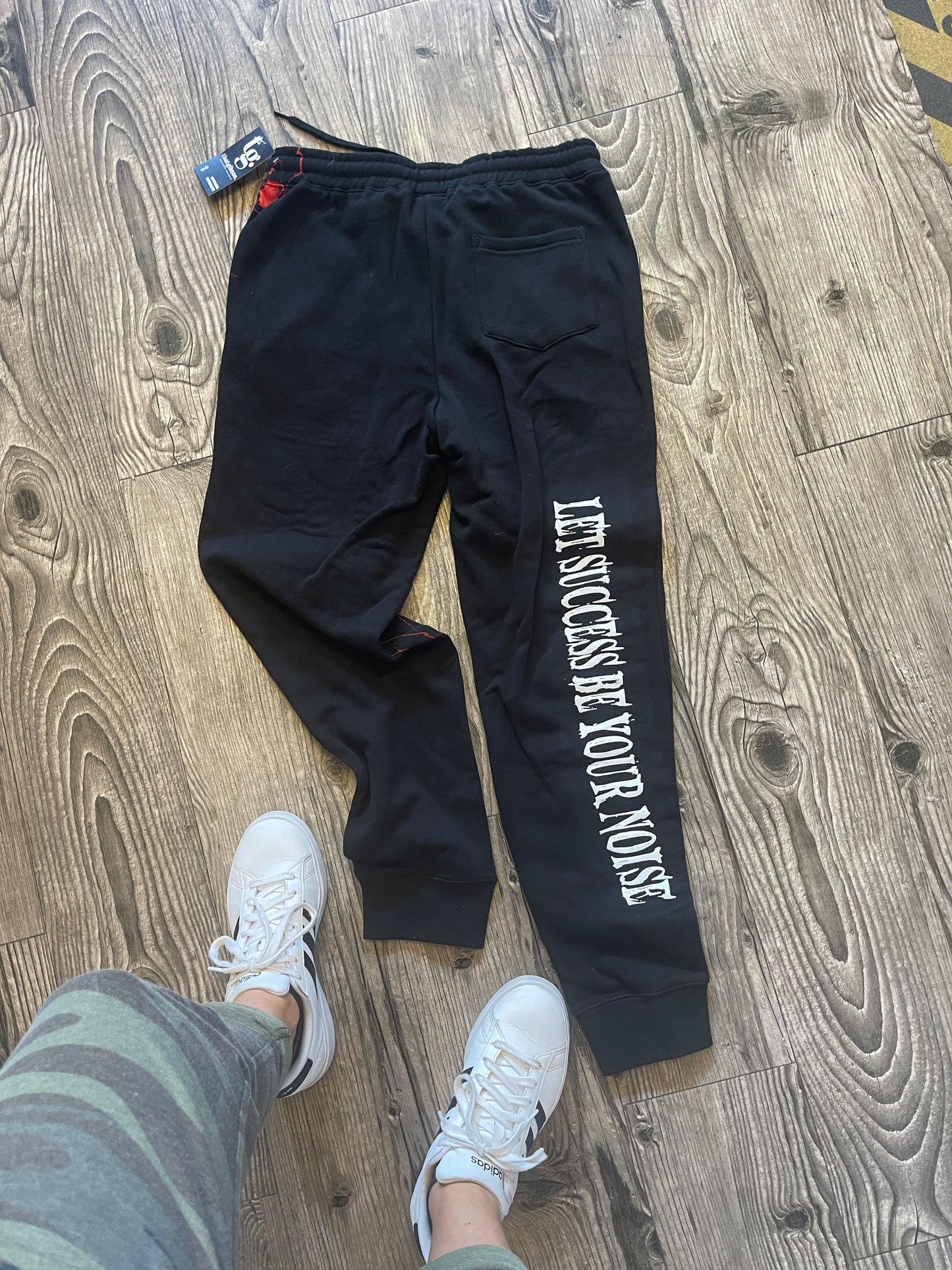 Drive Success is Noise Black Joggers