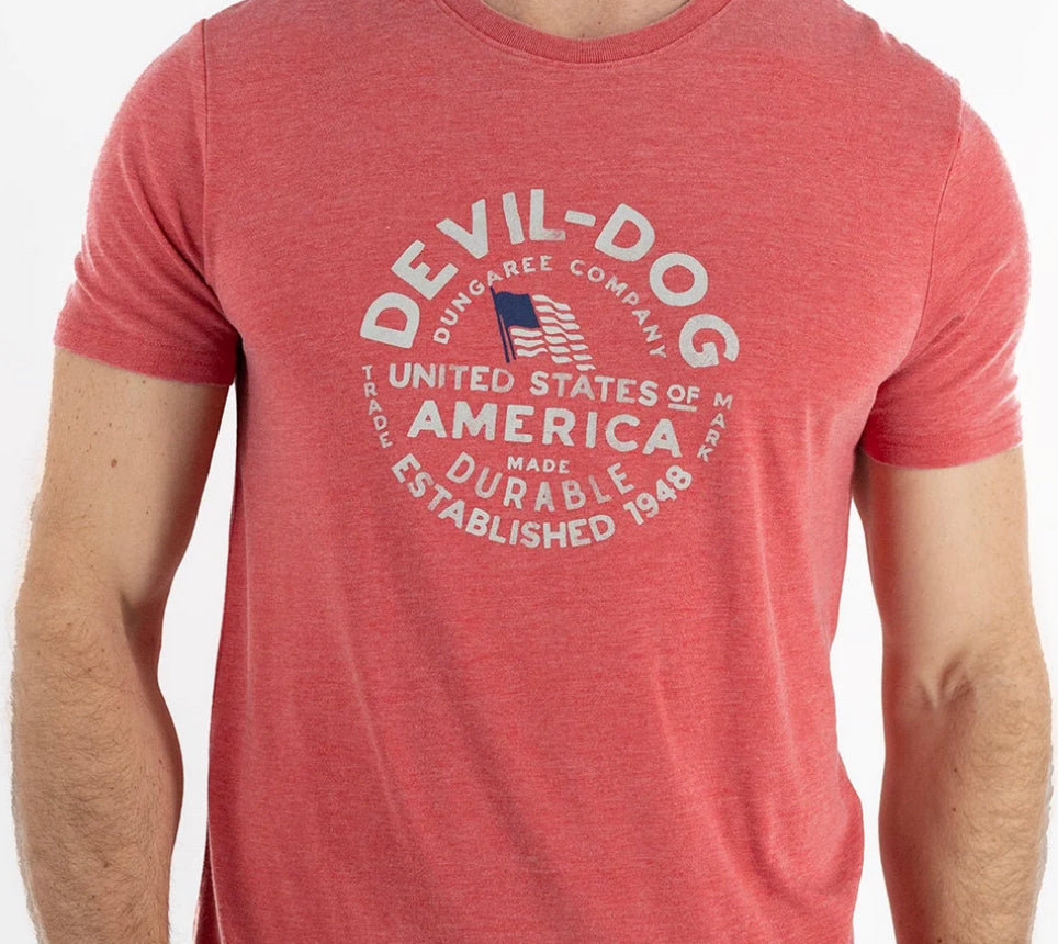 Devil-Dog USA Stamp T-Shirt