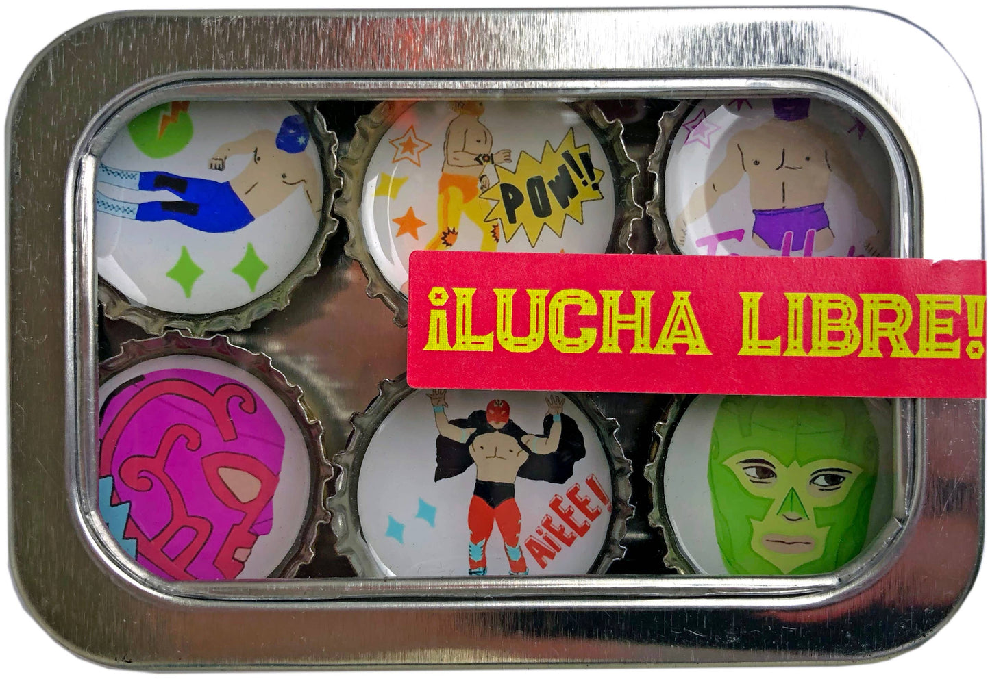 Lucha Libre Magnet - Six Pack