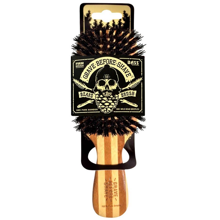 Official GRAVE BEFORE SHAVE™ Beard Brush