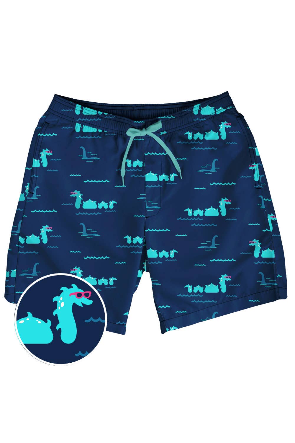 Nothin' But Nessy Stretch Swim Trunks