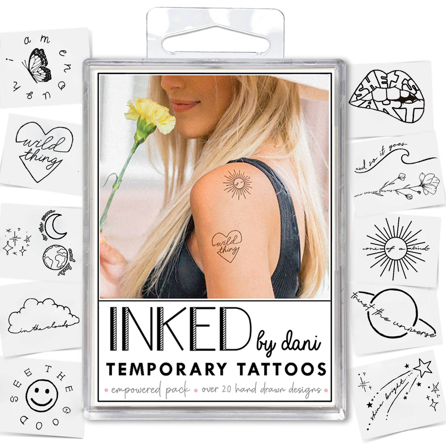 Empowered Temporary Tattoo Pack