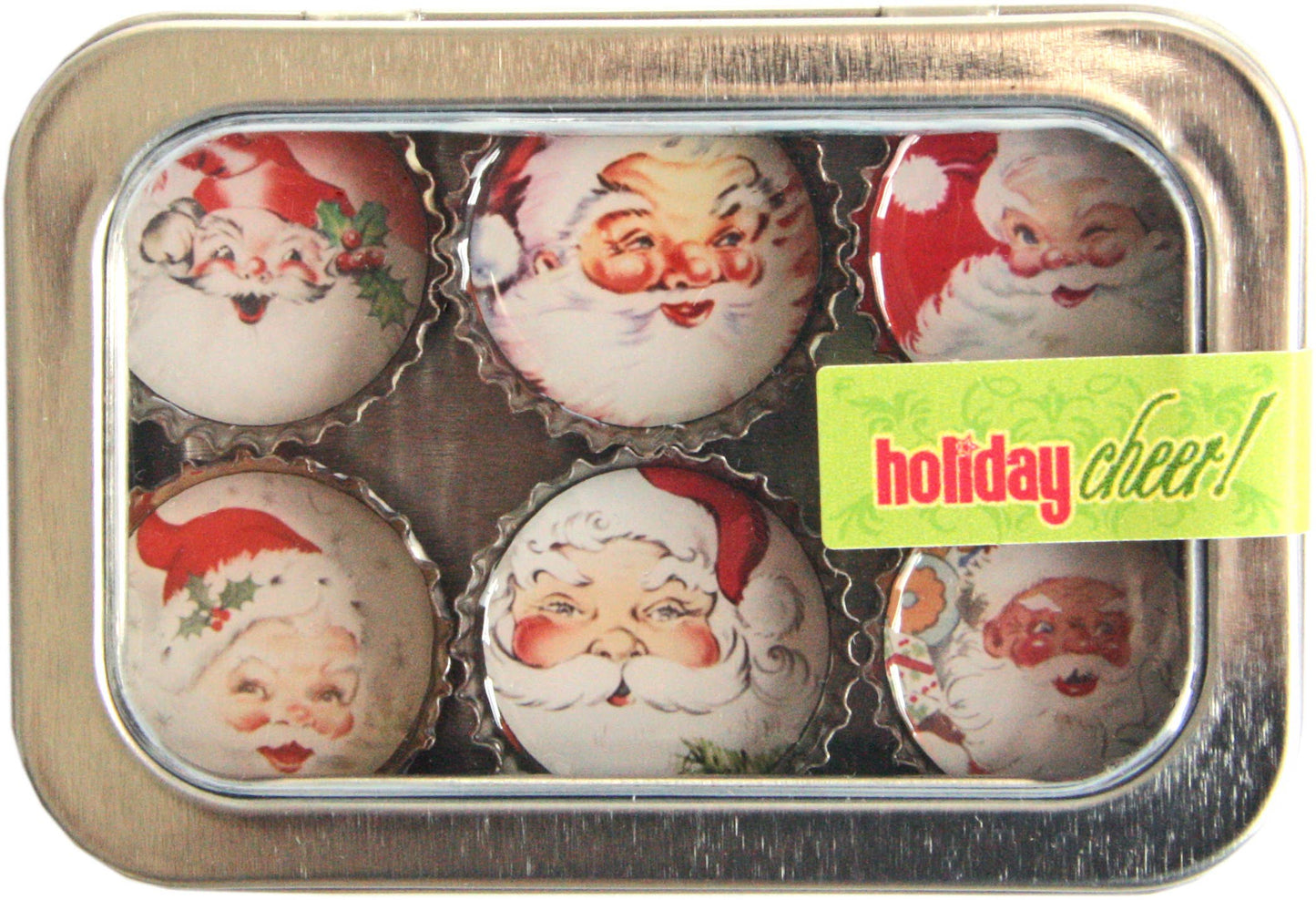 Santa Christmas Magnet - Six Pack