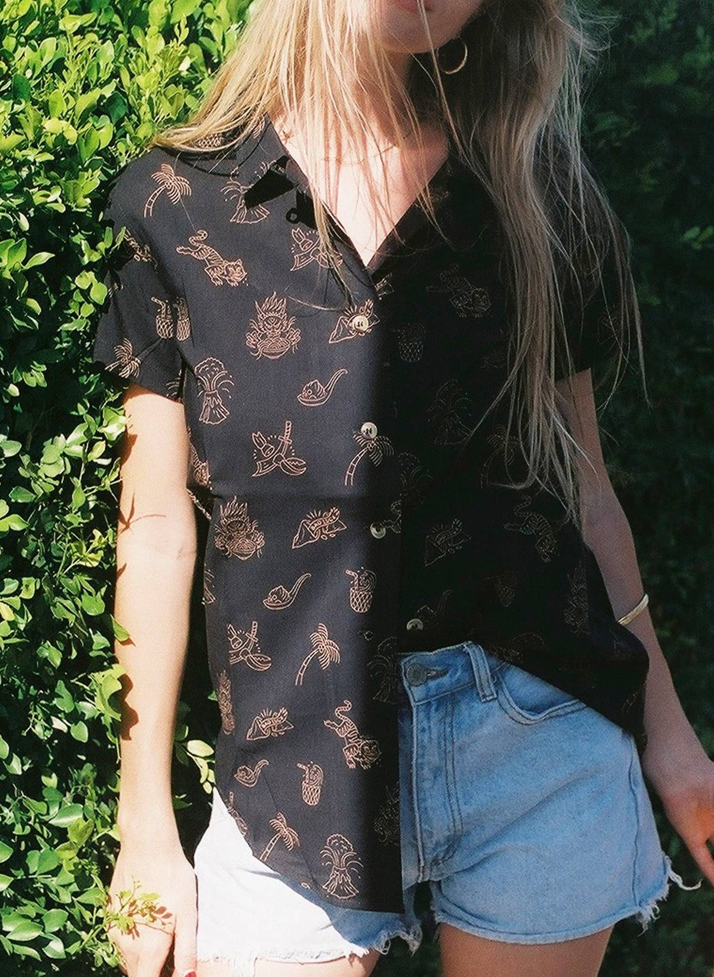 Spicy Noods Button Up Shirt