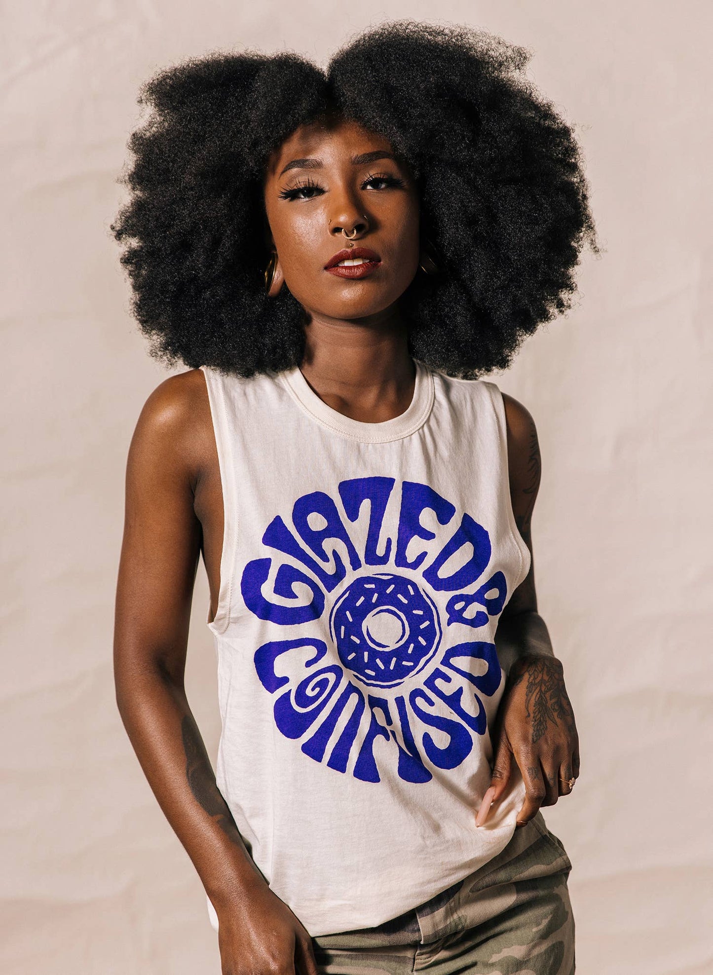 Glazed and Confused Muscle Tee
