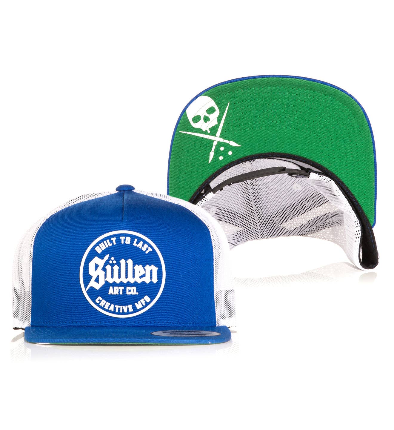 Sullen Weld Trucker Hat - Blue/White/Green