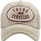 Tacos And Cervezas Vintage Hat