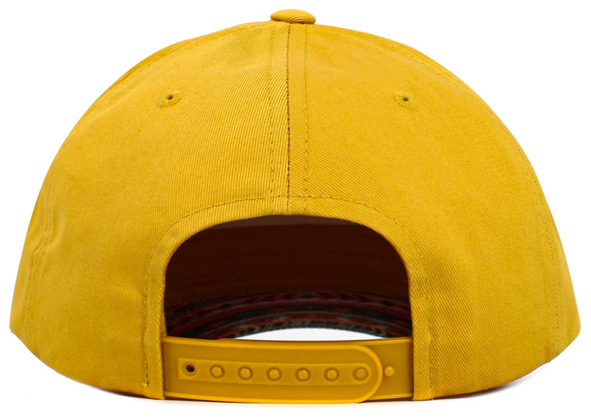 Cow Girl Snapback Hat Yellow