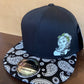 ThatGibson Logo Girl Flat Bill snapback Hat