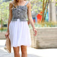 Denim Dot Dress Grey 23012-155939