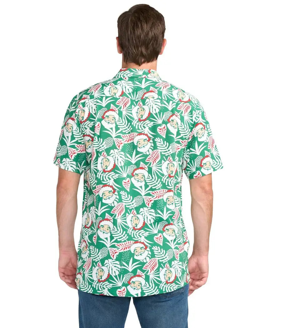 Santa Palms Christmas Hawaiian Shirt