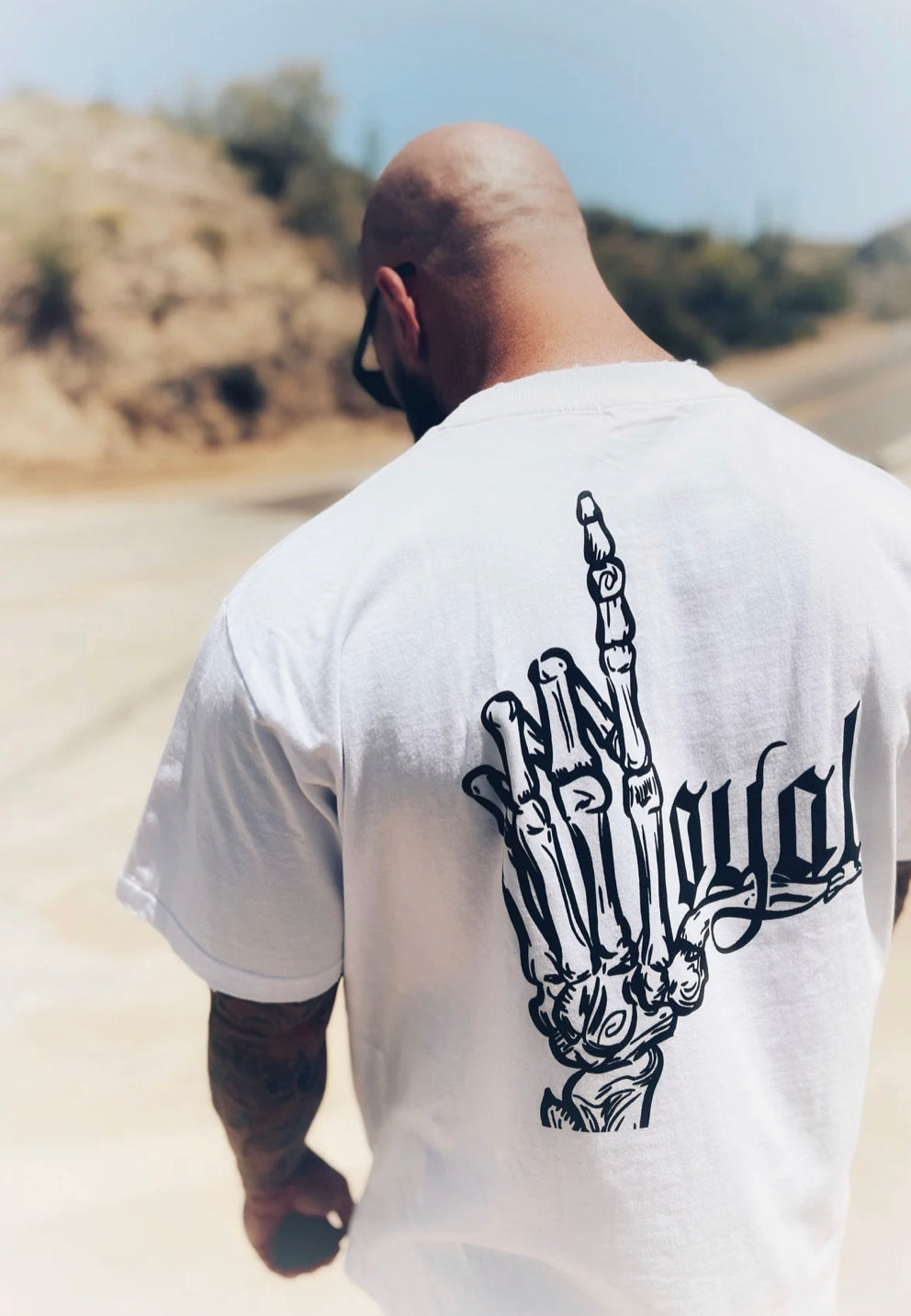 Drive Loyal Oversized Tee White