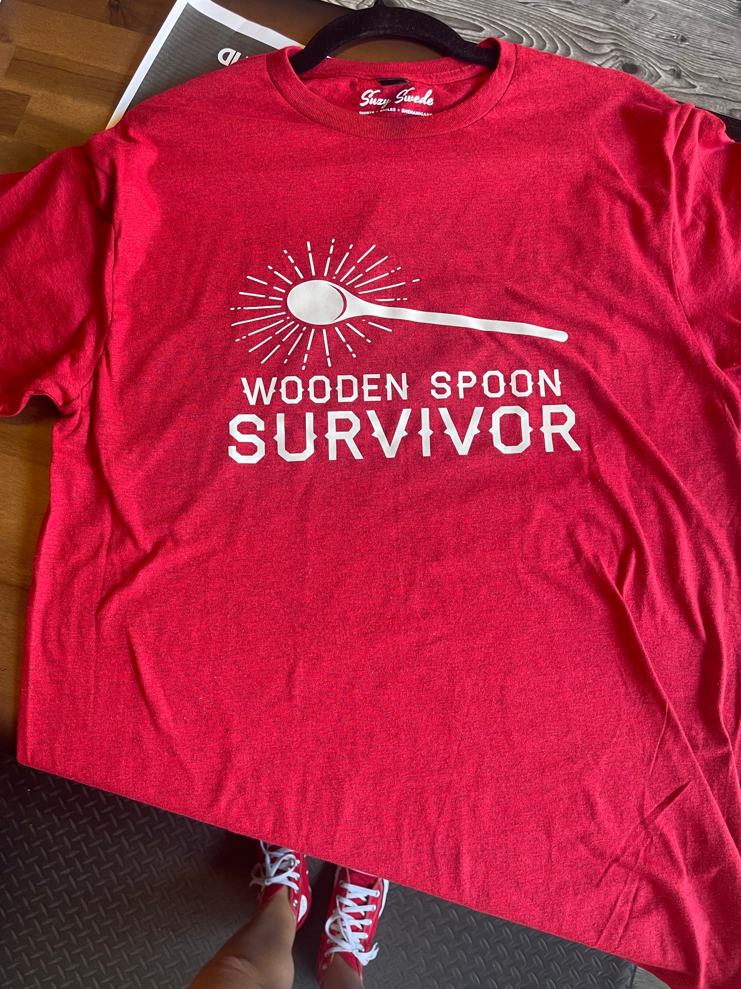 Wooden Spoon Survivor Antique Red