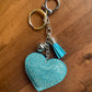 Bling Bag Clip Turquoise Key Chain