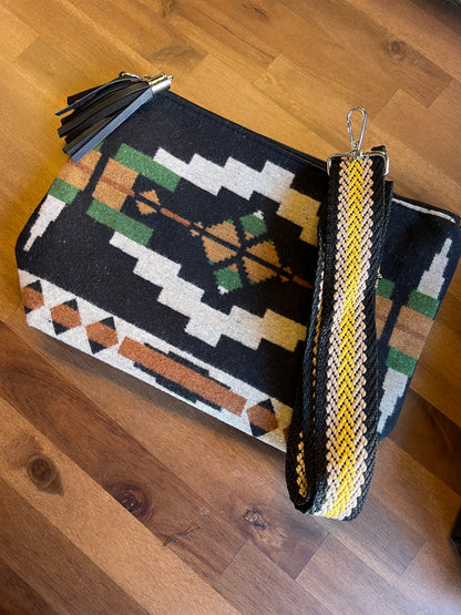 Aztec Bag with Braided Strap