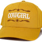 Cow Girl Snapback Hat Yellow