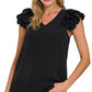 Woven Airflow Ruffled Black 25823-164570