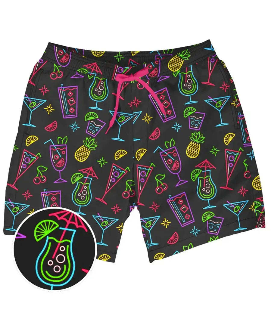 Neon Nightcap Stretch Swim Trunks