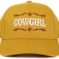 Cow Girl Snapback Hat Yellow