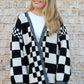 Ashley Checkered Cardigan