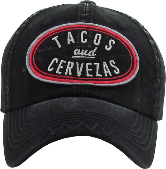 Tacos And Cervezas Vintage Hat