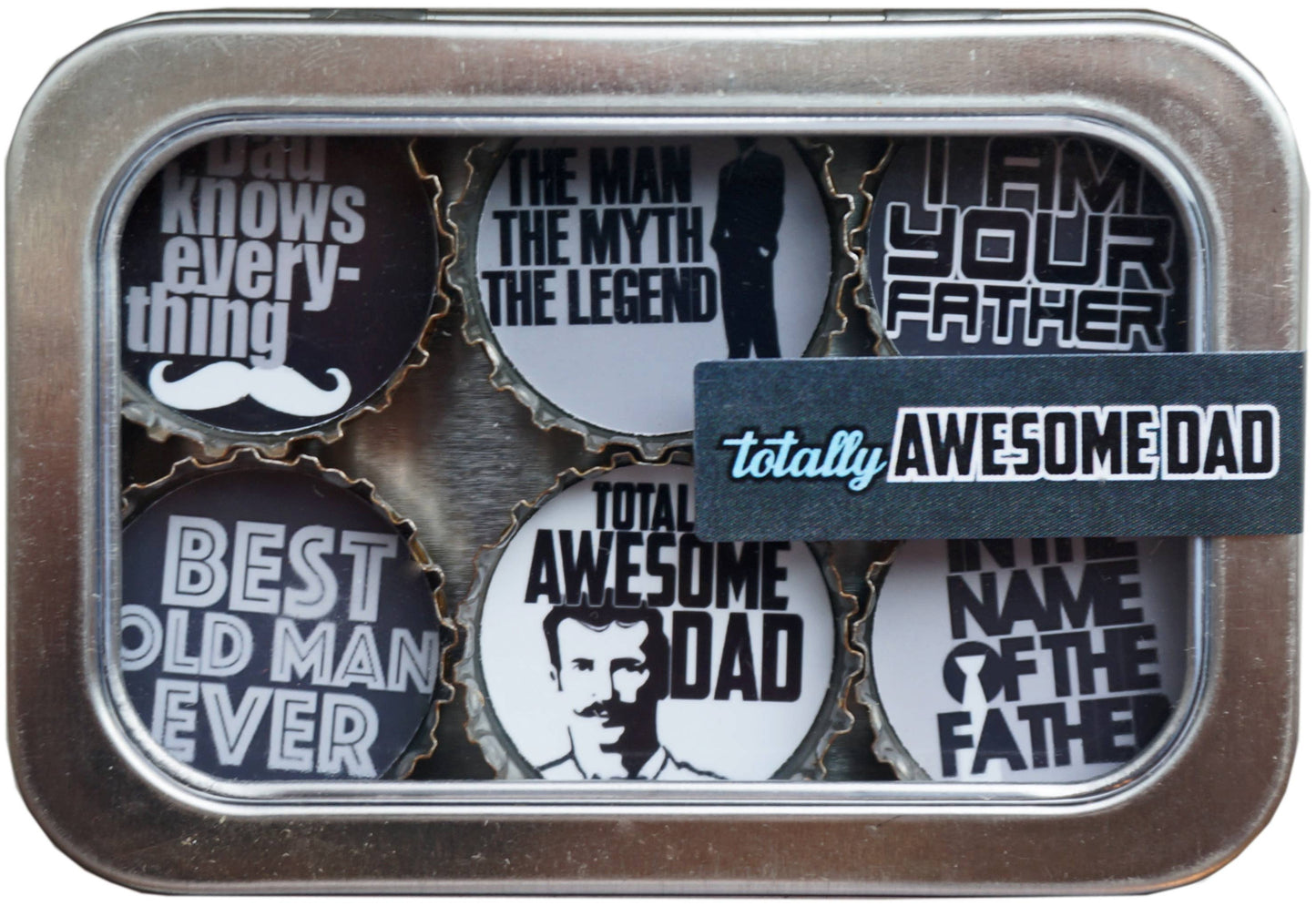 Totally Awesome Dad Magnet - Six Pack