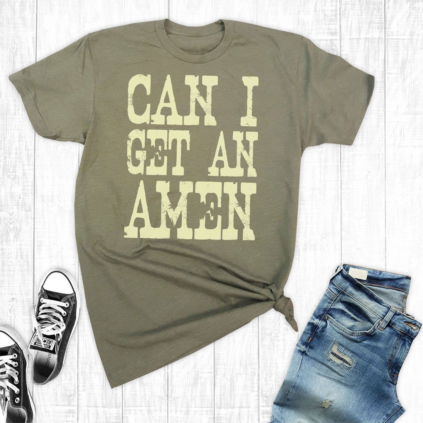 Can I Get an Amen Army Green