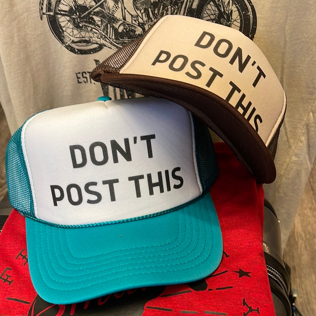 Don’t Post This Hat