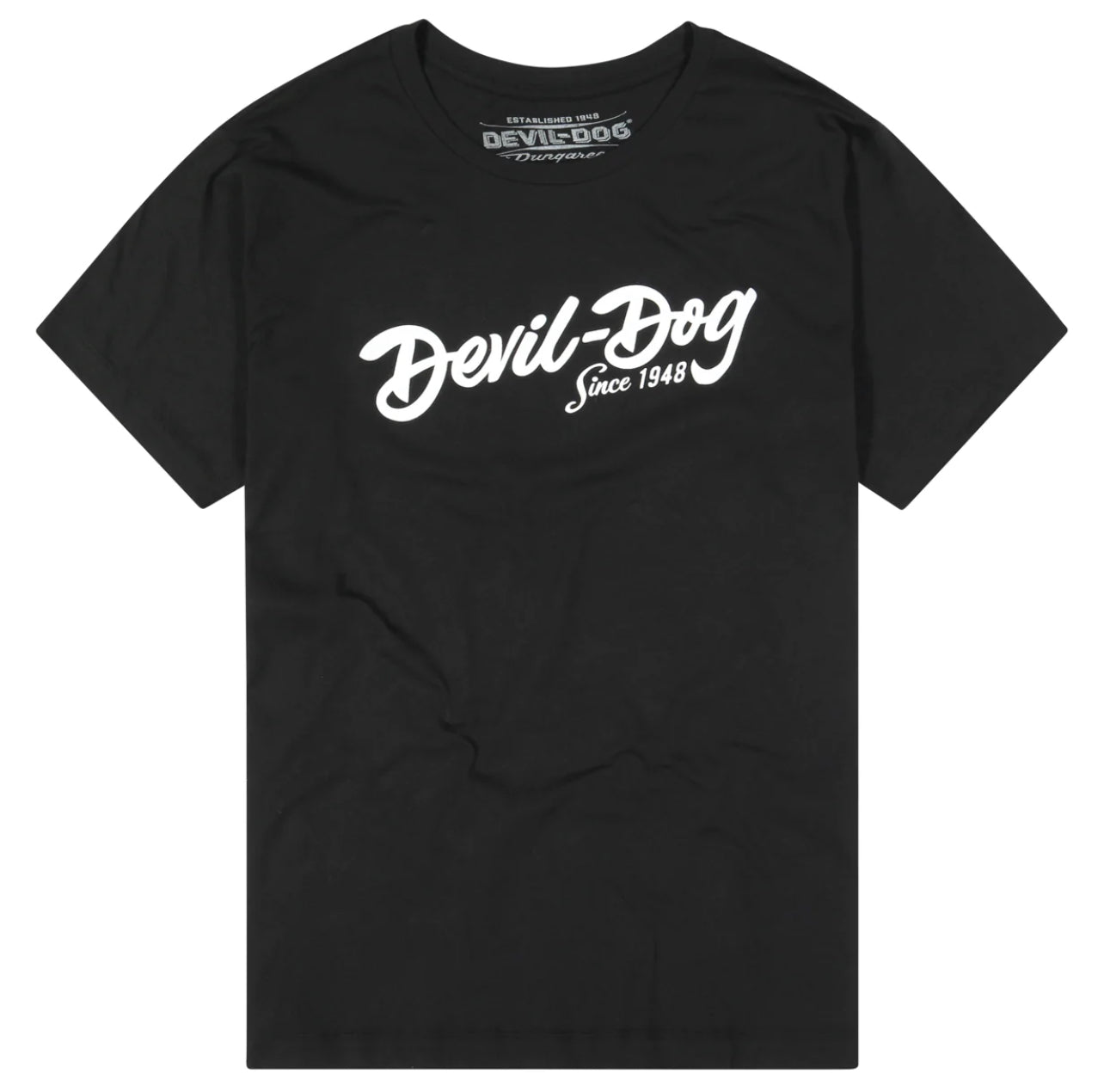 Devil-Dog Black Script T-Shirt