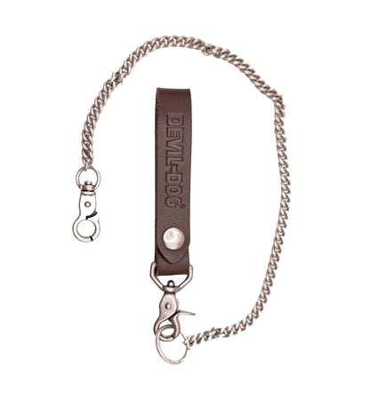 Devil-Dog Leather Key Strap