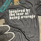 Inspired by Fear of Being Average